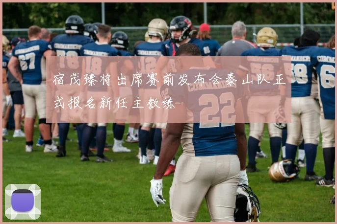 宿茂臻将出席赛前发布会泰山队正式报名新任主教练